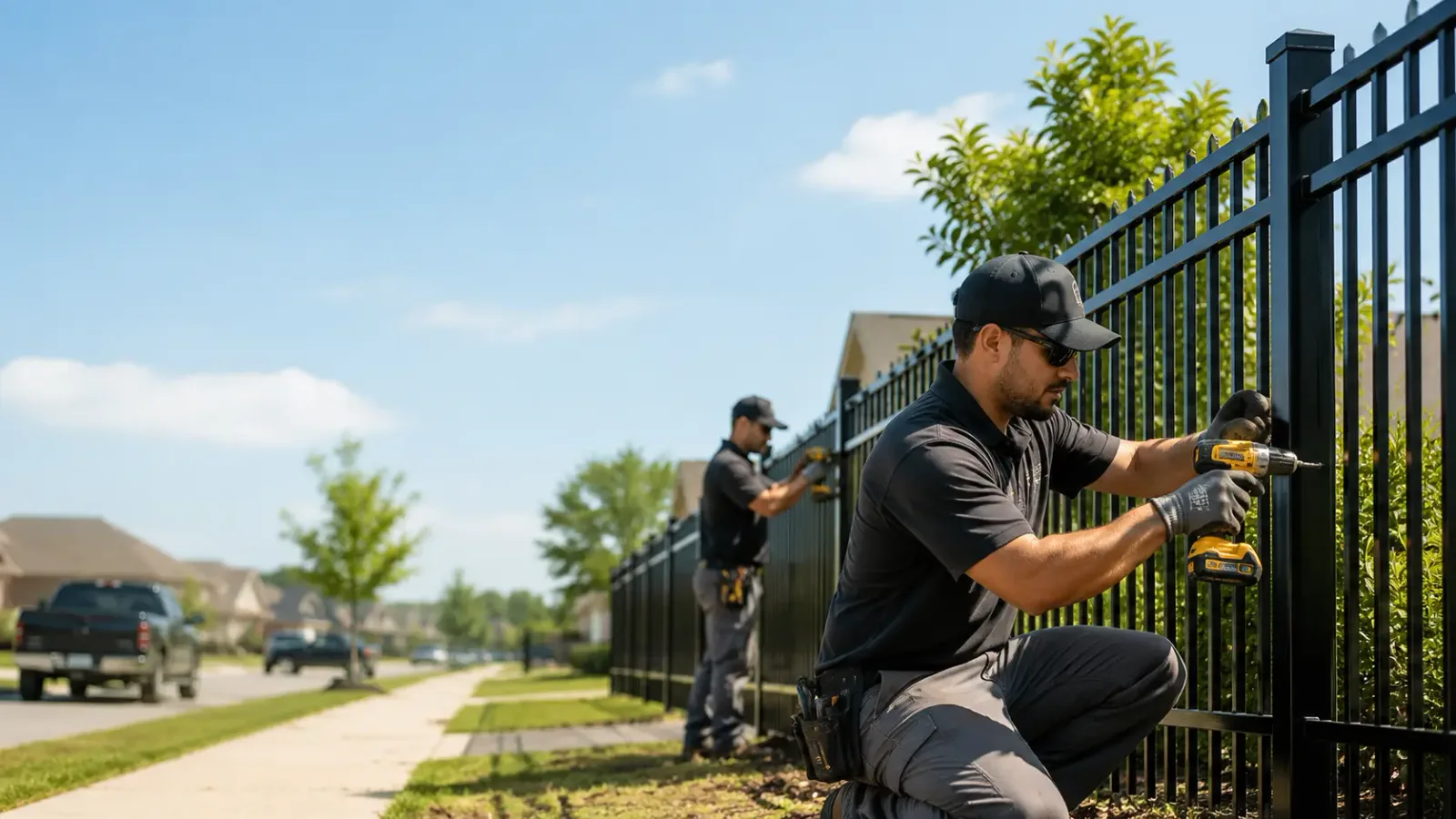 Metal Fence Installation in Redding, CA